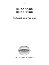 KitchenAid KHDF 1160/I/01 User guide