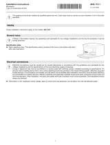 V-ZUG MWC-SL/60 User guide