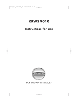 KitchenAid KRWS 9010/1 User guide