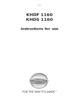 KitchenAid KHDF 1160/I User guide