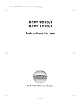KitchenAid KCPT 1210/I User guide