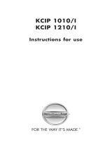 KitchenAid KCIP 1010/I Owner's manual