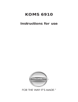 KitchenAid KOMS 6910/I User guide