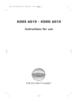 KitchenAid KDDD 6010 Owner's manual