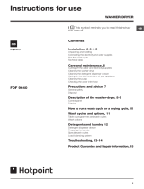 Hotpoint FDF 9640 G UK User guide