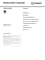 Indesit EDPE 945 A2 ECO (UK) User guide