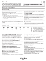 Whirlpool WHSS 92F LT K Daily Reference Guide