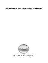 Whirlpool KDFX 6020 Installation guide