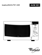 Whirlpool avm 581 Owner's manual