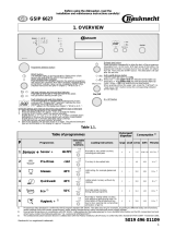 Bauknecht GSIP 6627/2 IN User guide