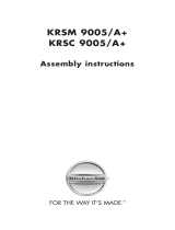 KitchenAid KRSF 9005/BL Installation guide