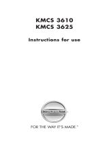 KitchenAid KMCS 3610 IX User guide