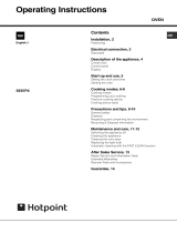 Hotpoint SE87PX User guide