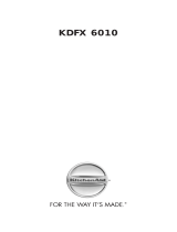 Whirlpool KDFX 6010 User guide