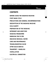 Whirlpool AWG 870 User guide