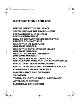 Whirlpool KSN 521 IO User guide