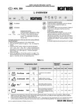 Ignis ADL 350/1 User guide