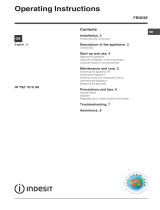 Indesit IN TSZ 1610 UK User guide