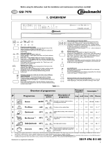 Bauknecht GSI 7970 User guide