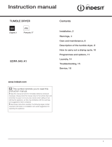 Indesit EDPA 945 A1 ECO (EU) User manual