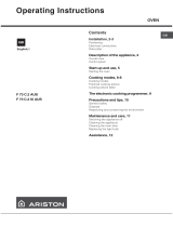 Indesit F 73 C.2 IX AUS User guide