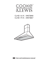 COOKE&LEWIS CLHD 19 IX User guide