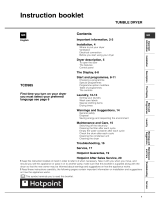 Hotpoint TCD 985 B PX (UK) User guide