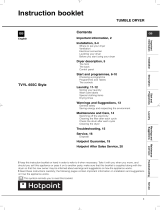 Hotpoint TVYL 655C 6P (UK) User guide