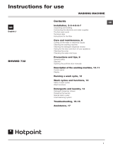 Hotpoint BHWMD 732 (UK) User manual