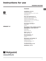 Hotpoint WMAQB 741P UK User guide