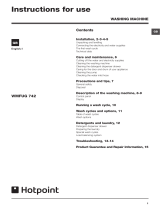 Hotpoint WMFUG 742 P UK.M User guide