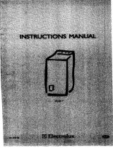 Electrolux EW866T User manual