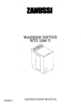 Zanussi WTJ1388V User manual