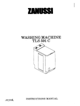 Zanussi TLS591C User manual