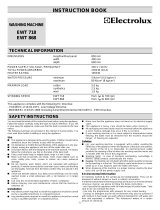 Electrolux EWT718 User manual