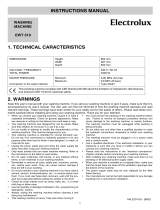 Electrolux EWT519 User manual