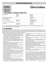 Electrolux EWT810 User manual