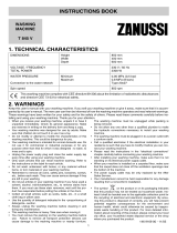 Zanussi T845V User manual