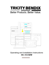 Tricity Bendix HC 312 W User manual