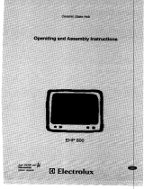 Electrolux EHP600K User manual