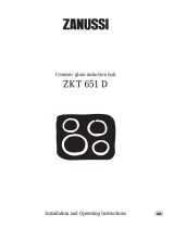 Zanussi ZKT651D 26F User manual