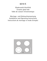 Aeg-Electrolux CERAMIC HOB 6010 K User manual