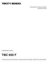 Tricity Bendix TBC650F 72O User manual