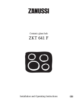 Zanussi ZKT641F 75F User manual