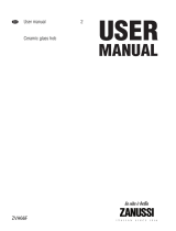 Zanussi ZVH66F User manual