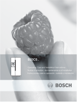 Bosch B20CS50SNW Owner's manual