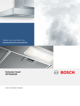 Bosch Slimline cooker hood User manual