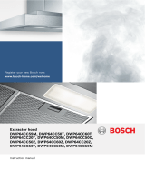 Bosch DWP64CC20T User manual