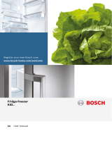 Bosch Built-in automatic fridge-freezer User manual