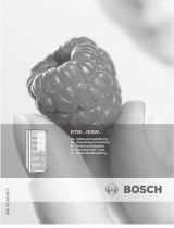 Bosch KSW30V81/01 Owner's manual